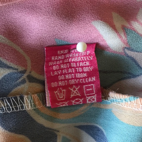 Multicolored Off The Shoulder Bell Sleeve Blouse - Picture 8 of 8